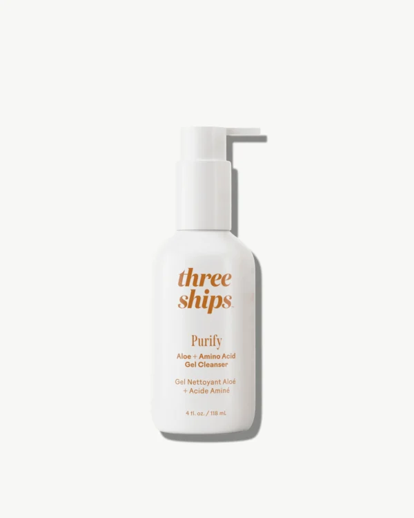 Three Ships Purify Aloe + Amino Acid Gel Cleanser